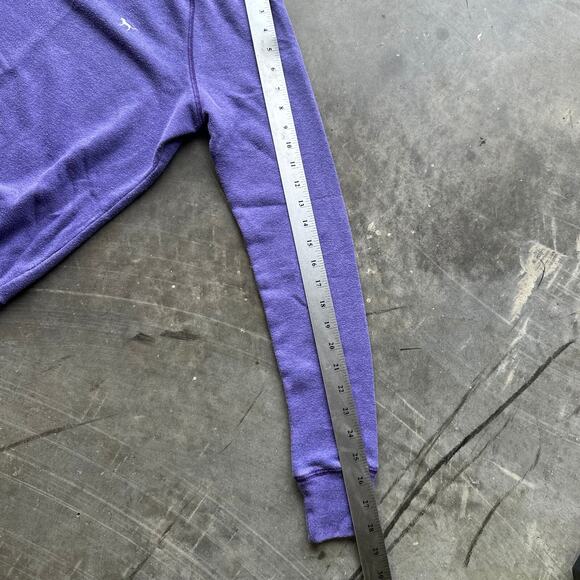 PINK Victoria's Secret Love Pink Sweatshirt Women's XS Purple Long Sleeve - Picture 6 of 7